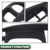 GRAND ORANGE Dash Board Bezel Cover Dashboard, Compatible with Dodge