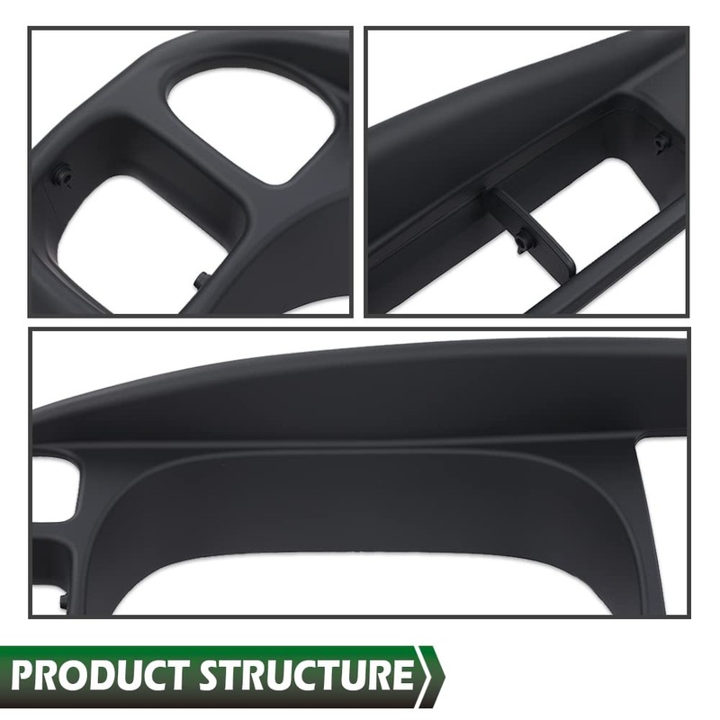 GRAND ORANGE Dash Board Bezel Cover Dashboard, Compatible with Dodge