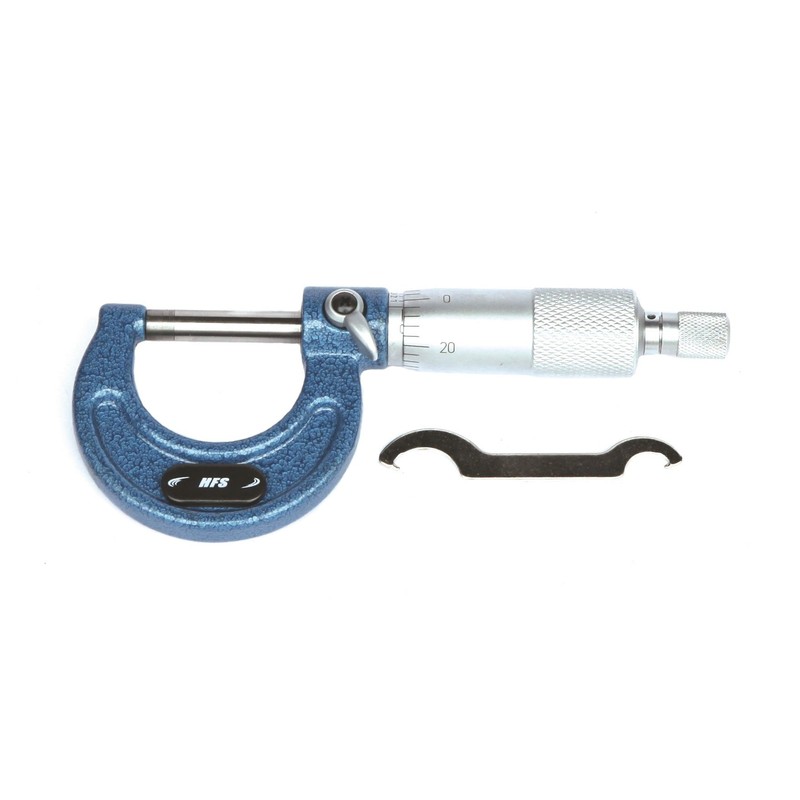 HFS(R) 2-3" Outside Micrometer with 0.0001" Accuracy, Carbide Anvil and