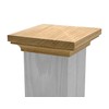 Flat Peak Newel Cap - 935 Style, for 3 1/2"
