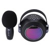 Bluetooth Mics Speaker Set with Colourful Light Effect Noise Reduction
