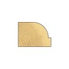 Trend CraftPro Ovolo Rounded Over Router Cutter Bit, 1/4 Inch