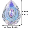 H&D HYALINE & DORA 89mm/3.5in Hanging Chandelier Crystals Prisms for
