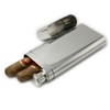OFKPO Alcohol Pouch Bottle with Cigar Case, Stainless Steel Travel
