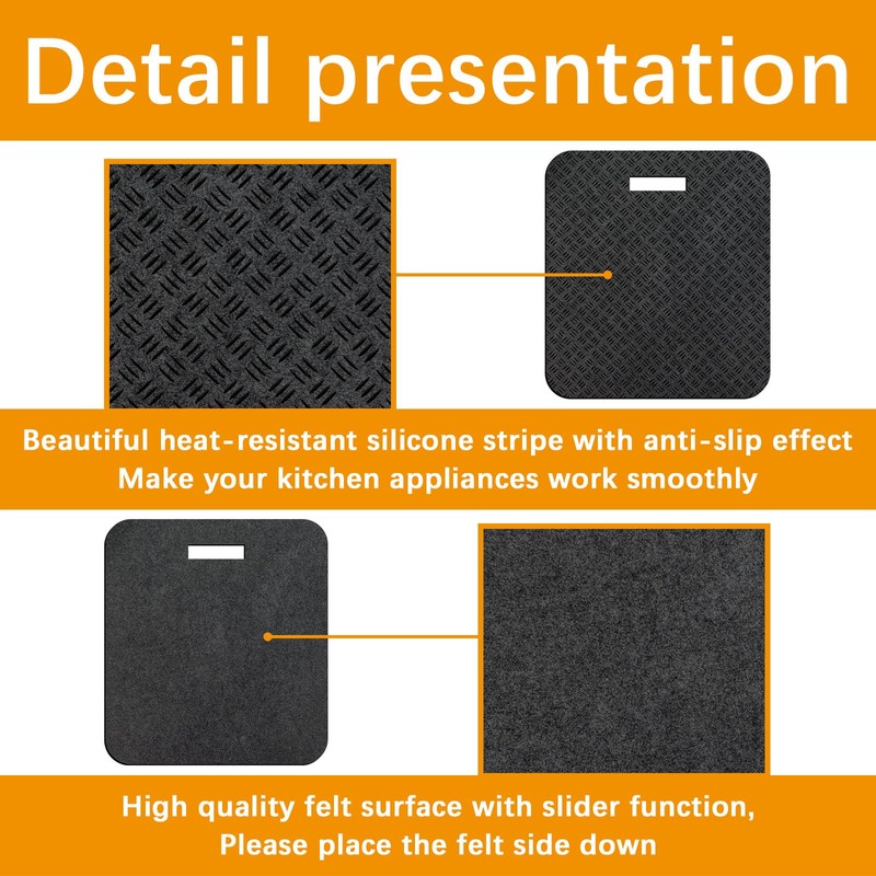 12 * 14 in Heat Resistant Mat for Air Fryer