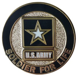 United States Army Master Sergeant Rank Soldier for Life Challenge Coin