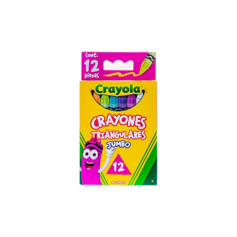 Crayola 12 Crayones Triangulares Jumbo