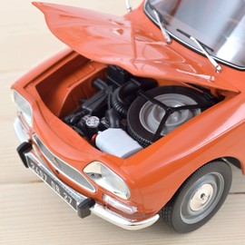 Norev NV181674 1:18 Citroen Ami 8 Break 1975-Tenere Orange Collectable Model, Multi