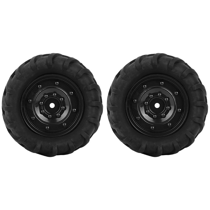 2pcs 85mm RC Rubber Wheel Tire Tyre for 1/16 Remote