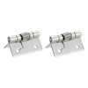 uxcell 2Pcs Spring Hinge, 2" Length 304 Stainless Steel Spring