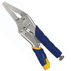 IRWIN VISE-GRIP Locking Pliers, Fast Release, Long Nose with Wire Cutter, 9-Inch (IRHT82582)