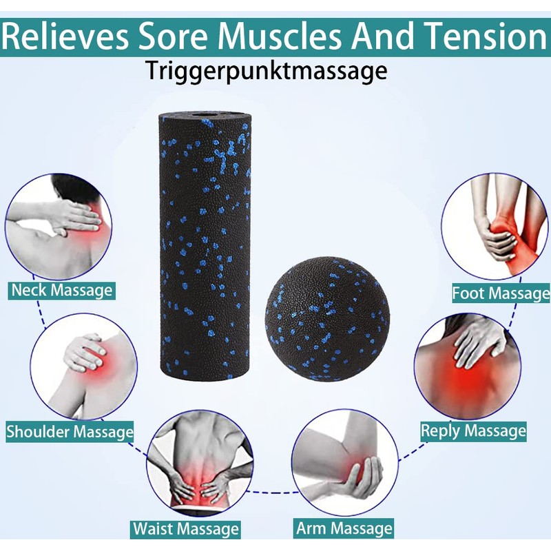 Foam Roller - Muscle Massage Rollers for Trigger Point Therapy,