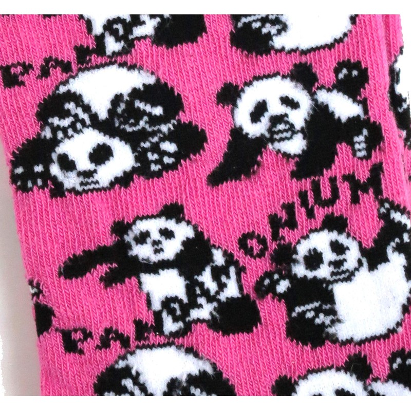 Ladies Pink Pandamonium Multiple Panda Socks UK 4-8 Eur 37-42