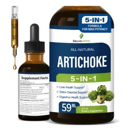 Selvaherb Gotas Alcachofa Cardo Mariano 2oz Para Hígado