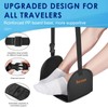 Airplane Foot Rest - Portable and Adjustable Foot Hammock, Non-Slip