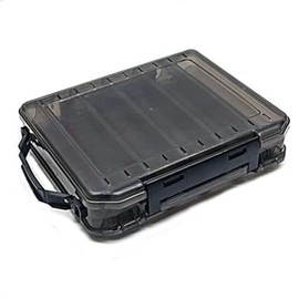 Fishing Lure Fishing Tackle Box with 12 Compartments Double Sided Waterproof.