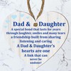 Pixie's Gifts Wooden or Acrylic Heart Plaque for Dad -