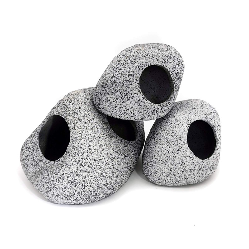 JIH Aquarium Decorations Rock, Ceramic Shelters - Shrimp Habitat, Breeding