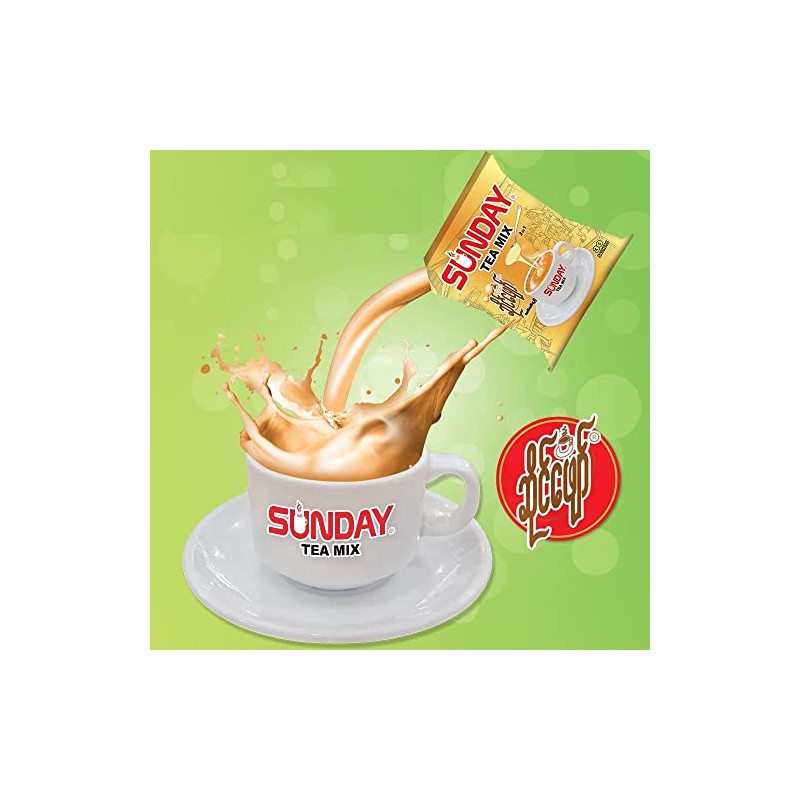 Sunday Myanmar Tea Mix 3in1 (25g x 30 Sachets) 750g