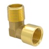 Hooshing 2PCS 90 Degree Street Elbow 1/2" NPT Male to