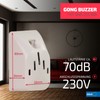 zaMel Electromechanical Wired Doorbell High Quality Plastic Housing Easy Assembly