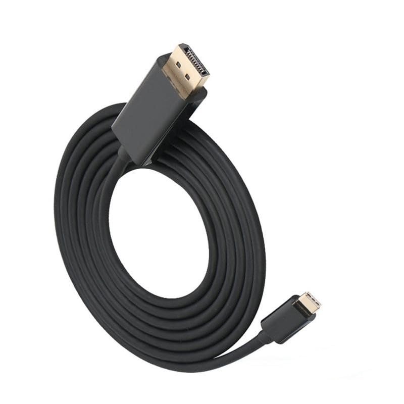 INF USB-C to DisplayPort (DP) Adapter 4K (1.8 m) Black
