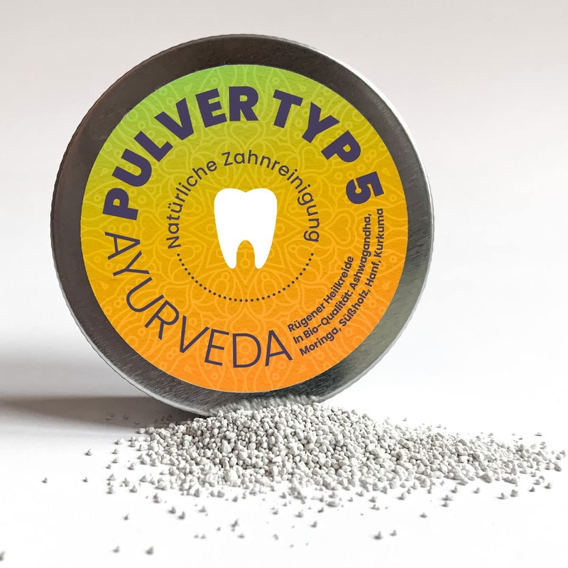 SCHETTLERs Toothbrushing Powder Type 5 | Ayurveda with Ashwagandha, Moringa