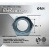 DOJA Barcelona Nuts | 50 Hex Nuts M4 | 3.2