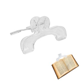 Book Clip Page Holder for Reading Transparent Book Opener Clips to Hold and Keep Pages Open While Reading Hands Free Page Holder Spreader Clips for Teachers Students