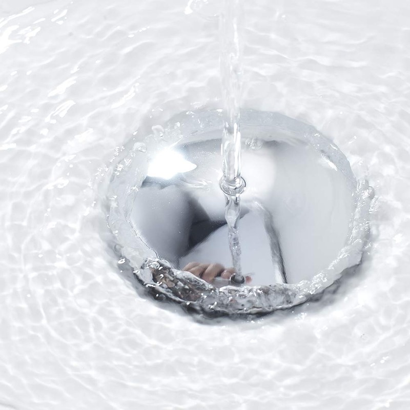 VOTON Bathroom Sink Drain Chrome Lavatory Pop-up Drain with Detachable