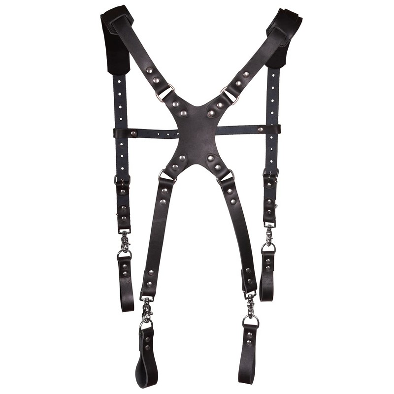 STAMESKY Leather Stronghold Suspension System | Tool Belt Suspenders |