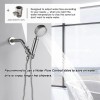 BRIGHT SHOWERS New High Pressure (1.8gpm) Handheld Shower Head With