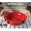 ONEMORE Pie Pans, 6.8 inch Small Chicken Pot Pie Plates