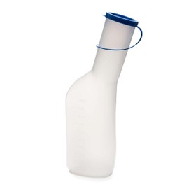 HaseMed Urine Bottle for Men - 1000 ml, with Lid, 1 Piece | Autoclavable up to 130 °C, Made of Polypropylene, Leak-proof & Hygienic - Ideal for Care, Hospital & Travel