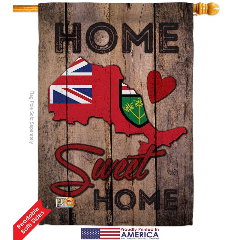 Canada Provinces Ontario Home Sweet House Flags Pack Regional Canadian
