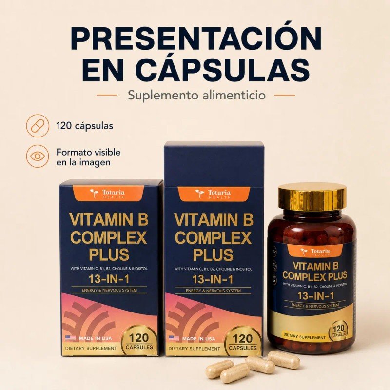 Vitaminas Complejo B Para Bienestar Integral Y Vitalidad