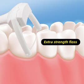 bopika Flosser Refill Head,Ultraclean Access Disposable Snap-On Flosser for Oral Care,54 Count (Pack of 3)