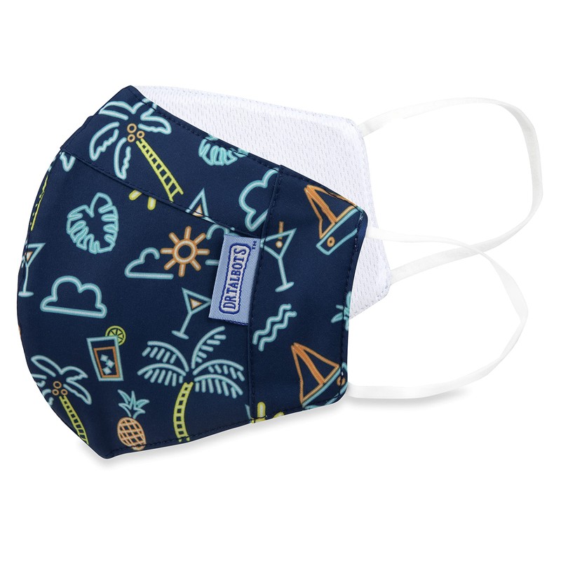 Dr. Talbot's Adult Washable Cup-Shaped Cloth Face Mask for Personal