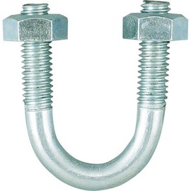 TRUSCO TSGP2BT100A U-Bolt for SGP, Uniqlo 100A Nominal Diameter W3/8 Thread Diameter