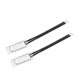 uxcell KSD9700 Metal Thermostat, Bimetallic Temperature, Normal Open and Close, Auto Reset, 105°F (45°C), N.C, 10A, Pack of 2
