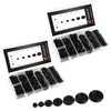 ECUDIS 170Pcs Rubber Grommet Firewall Hole Plug Set Electrical Wire
