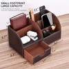 Kingfom™ 7 Desk Organiser, Storage Compartment, Multifunctional Functional, Faux Leather
