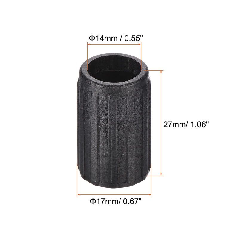 PATIKIL 6pcs 14mm Stick Replacement Cap End Tip Protector for