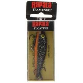 Rapala FBHF TE7-FBHF Minnow Team Esco 2.8 inches (7 cm), 0.2 oz (6 g), Black Flake
