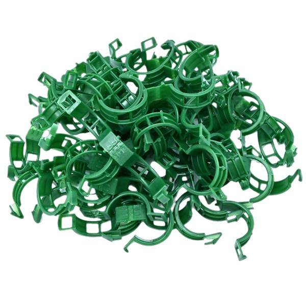 LICQIC 50 Pcs Green Plant Holder Clips, Tomato Clips are