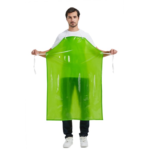 Nanxson Waterproof PVC Apron for Unisex Adult Chemical Resistant Work