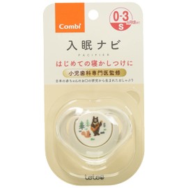 Combi Teteo Pacifier, Sleeping Navigation, Size S, Forest Bear 2) Forest Bear (White)