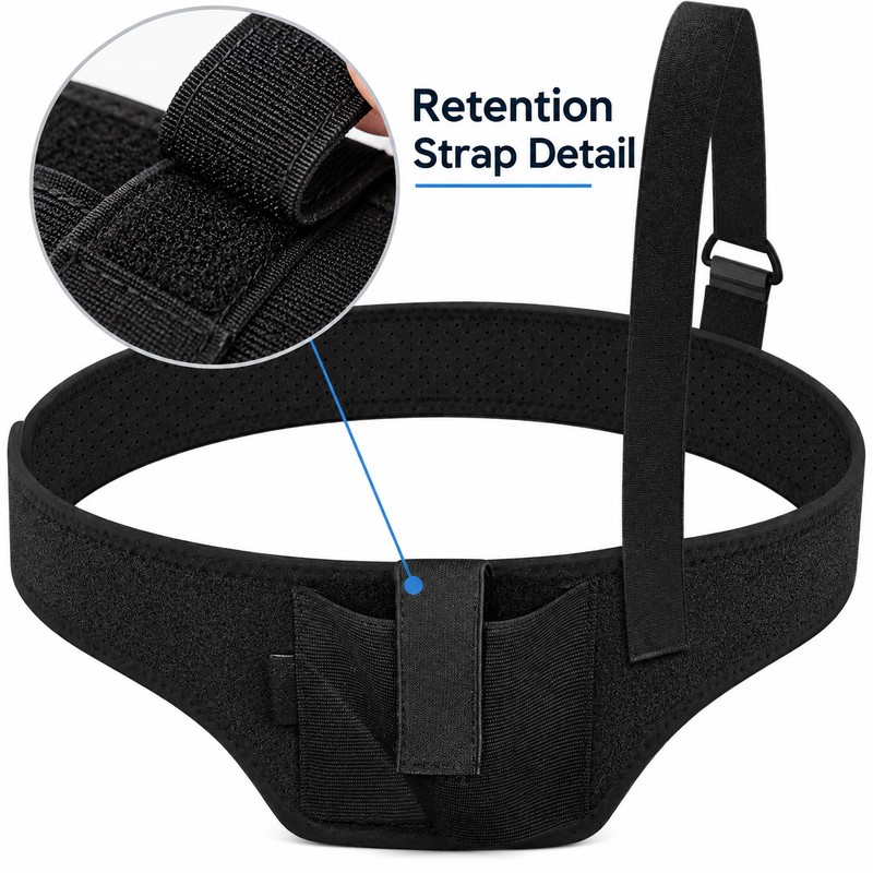 Adjustable Shoulder Holster – Black Underarm Holster with Retention Strap
