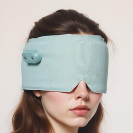 TABKSOLA Wireless Heat Glasses, Heated Eye Mask to Relieve Dry Eyes, Barley Grain and Blepharitis, with 2 Heat Settings and 15 Minute Timer, Ideal for Travel and Sleep (mask-02)