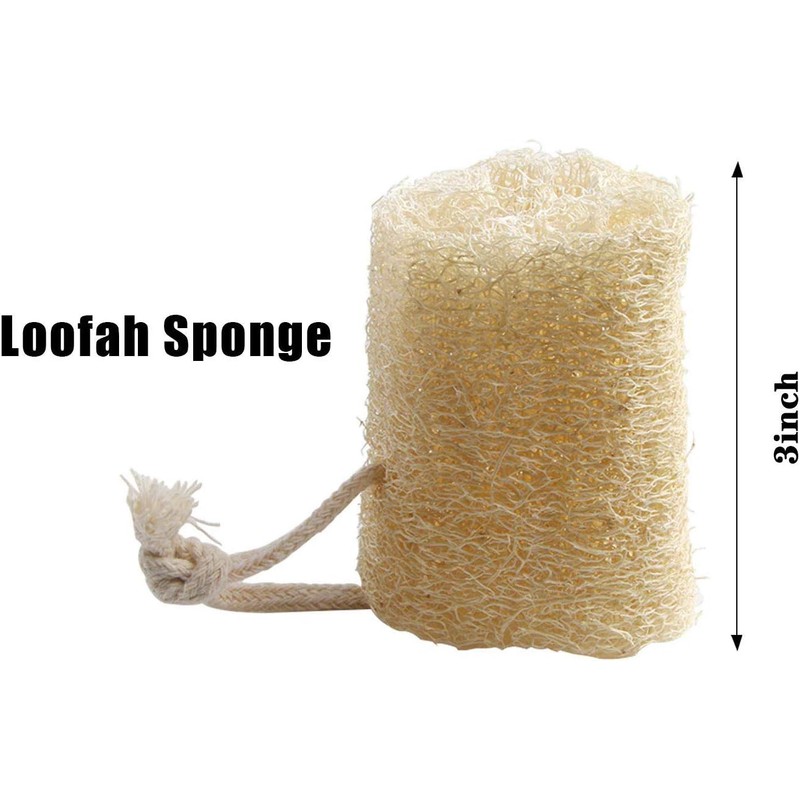 Esponja de Lufa Exfoliante FEBSNOW 4 pzas – Limpieza profunda